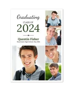 Grad Personalized Graduation Photo Card