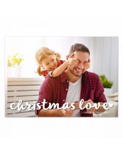 Christmas Love Personalized Photo Card