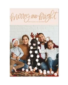 Merry and Bright Holiday Card