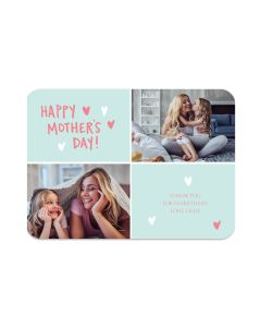 Hearts Happy Personalized Mother's Day Card