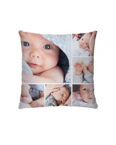 6 Photo Collage Personalized Photo Pillow