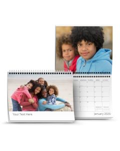 Classic White Personalized Photo Calendar