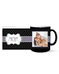 Classy Label Personalized Photo Mug