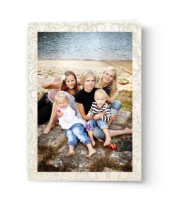 Classic Damask Customized Photo Card