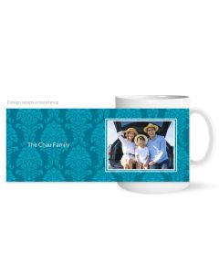 Damask Customized Photo Mug