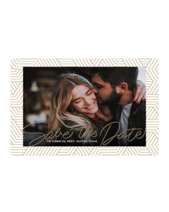 Geo Save The Date Photo Magnet