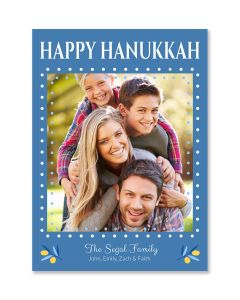 Dots Happy Hanukkah Card