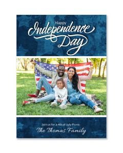 Stars 4th of July Invitation Card