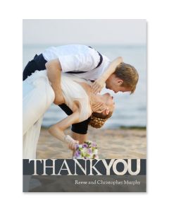 Modern Customized Thank You Card