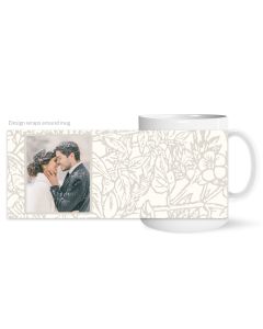 Plant Pattern Customized Photo Mug