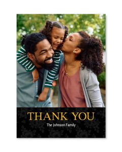 Sentiments Custom Thank You Card