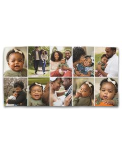 10 Grid Custom Photo Towel