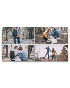 4 Grid Customized Photo Towel